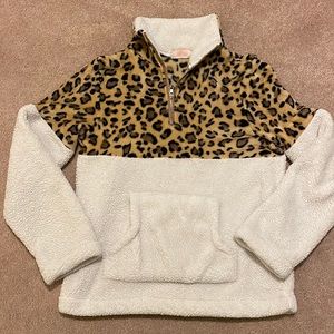 Leopard Print Sherpa